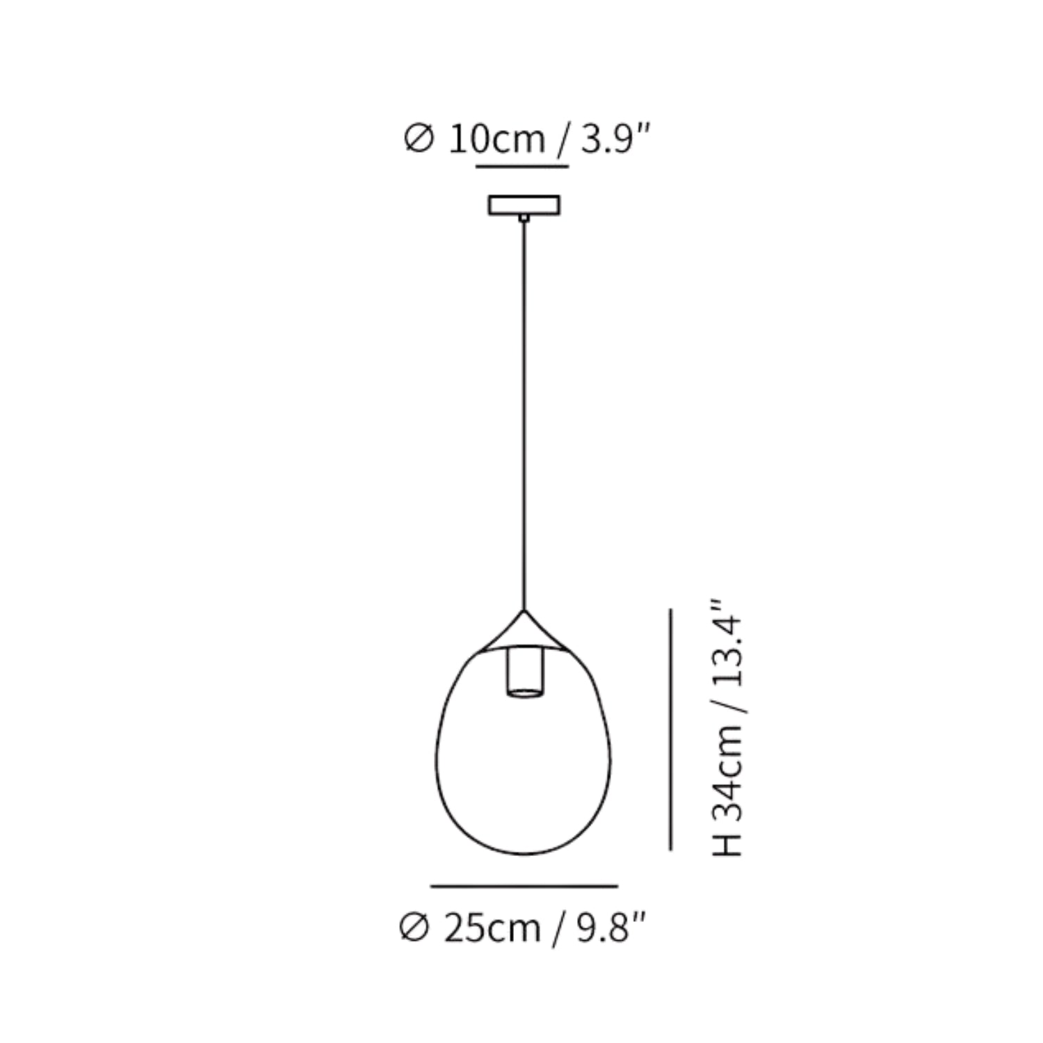 Lampada a sospensione Greaco