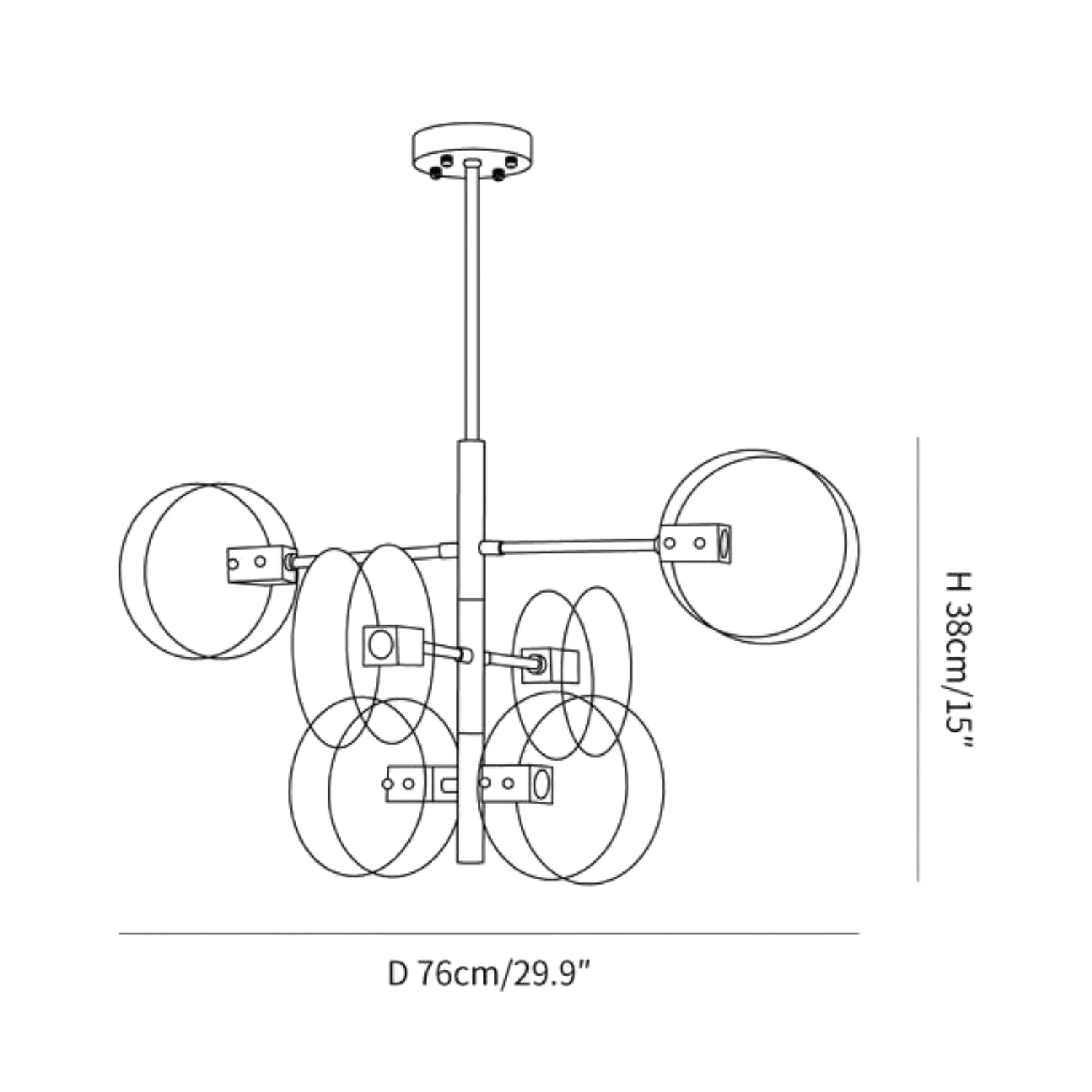Lampada a sospensione Aremosa