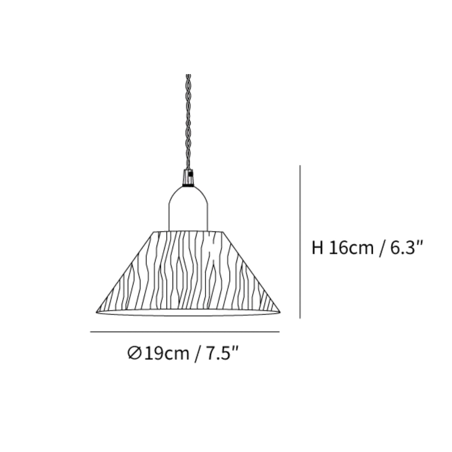 Lampada a sospensione Lyves