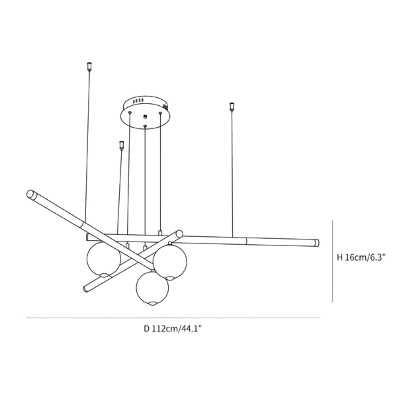 Lampada a sospensione Cellomev
