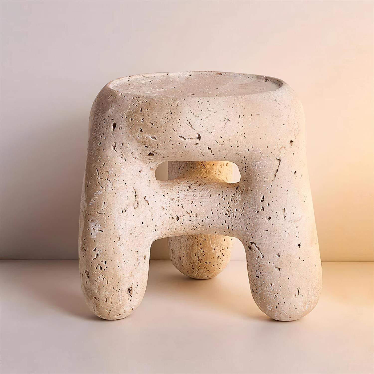 Krukvorm Natuursteen Tafellamp