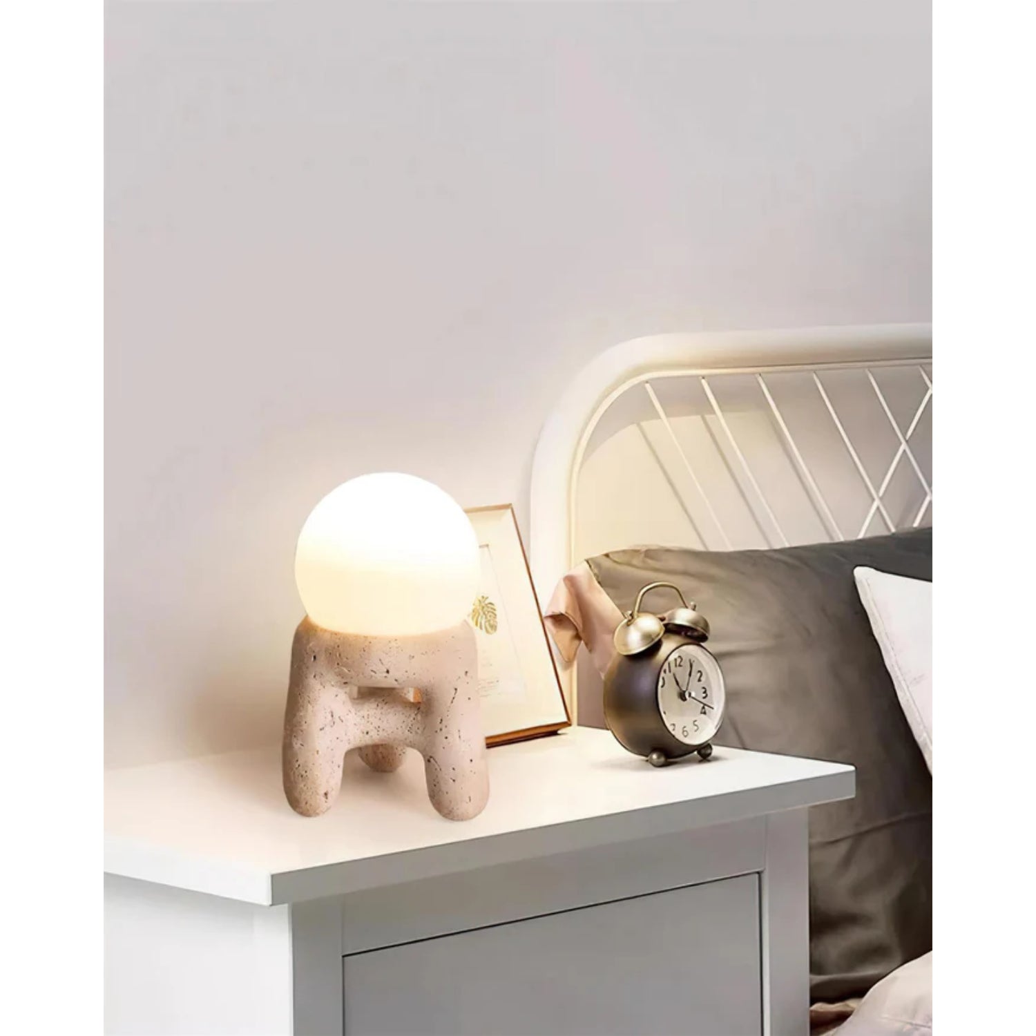 Krukvorm Natuursteen Tafellamp