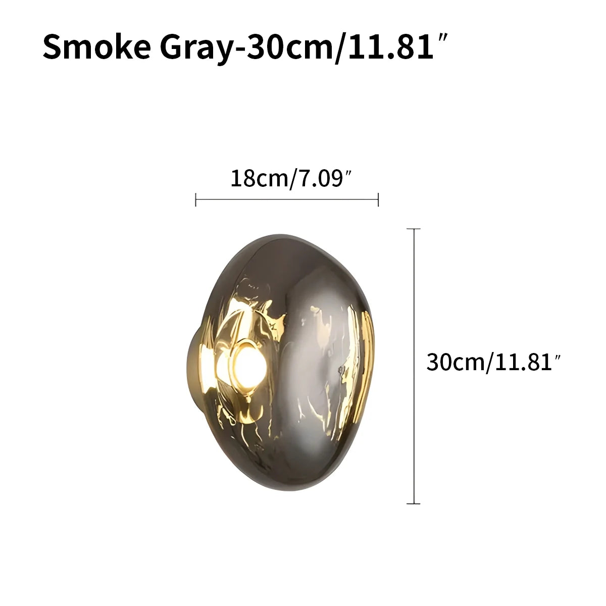 Lavastone Wandlamp