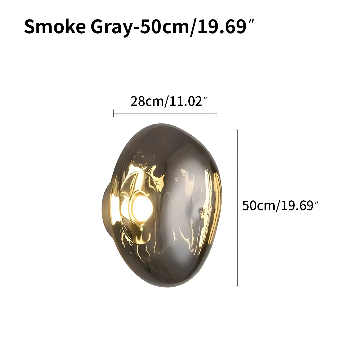 Lavastone Wandlamp
