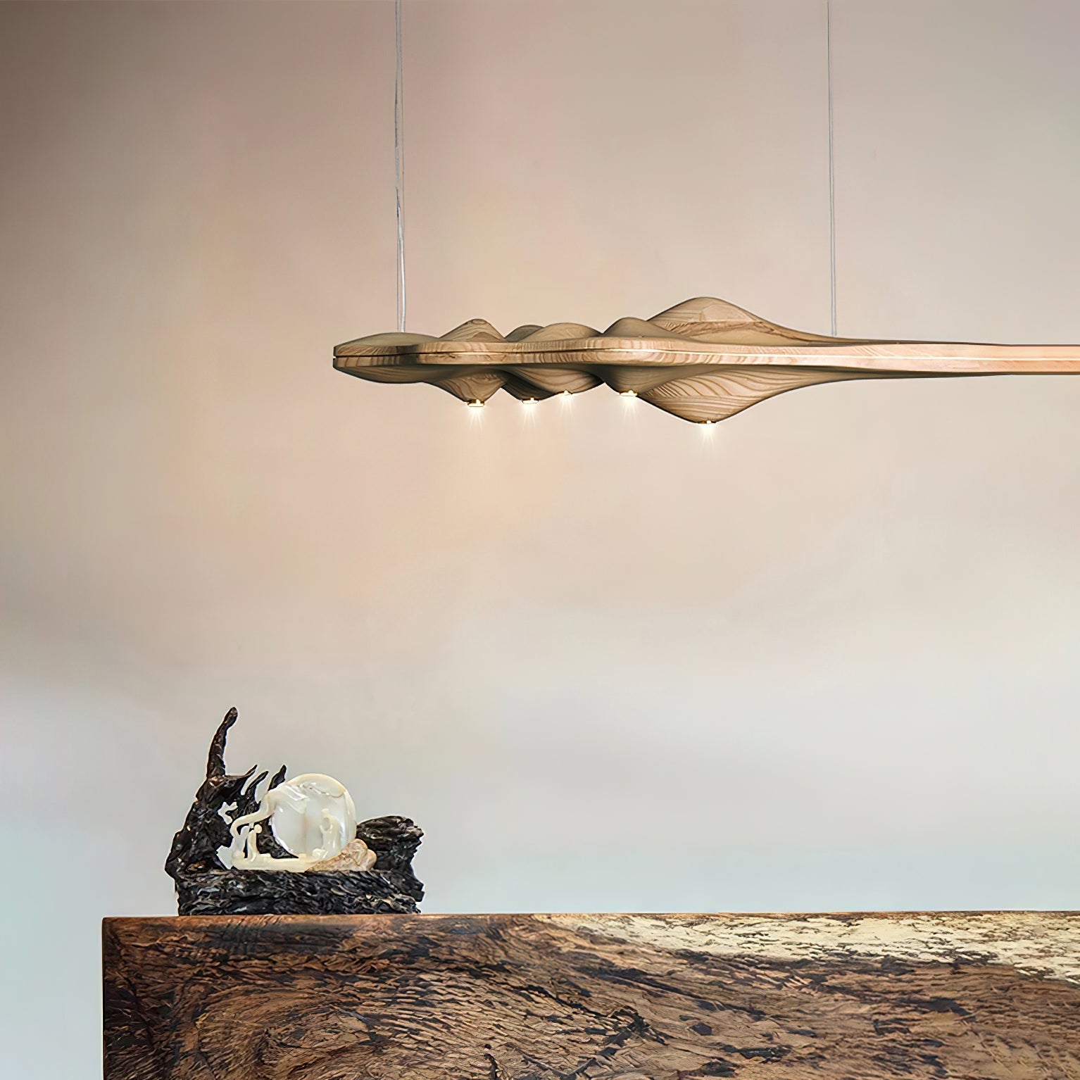 Merocone Houten Hanglamp