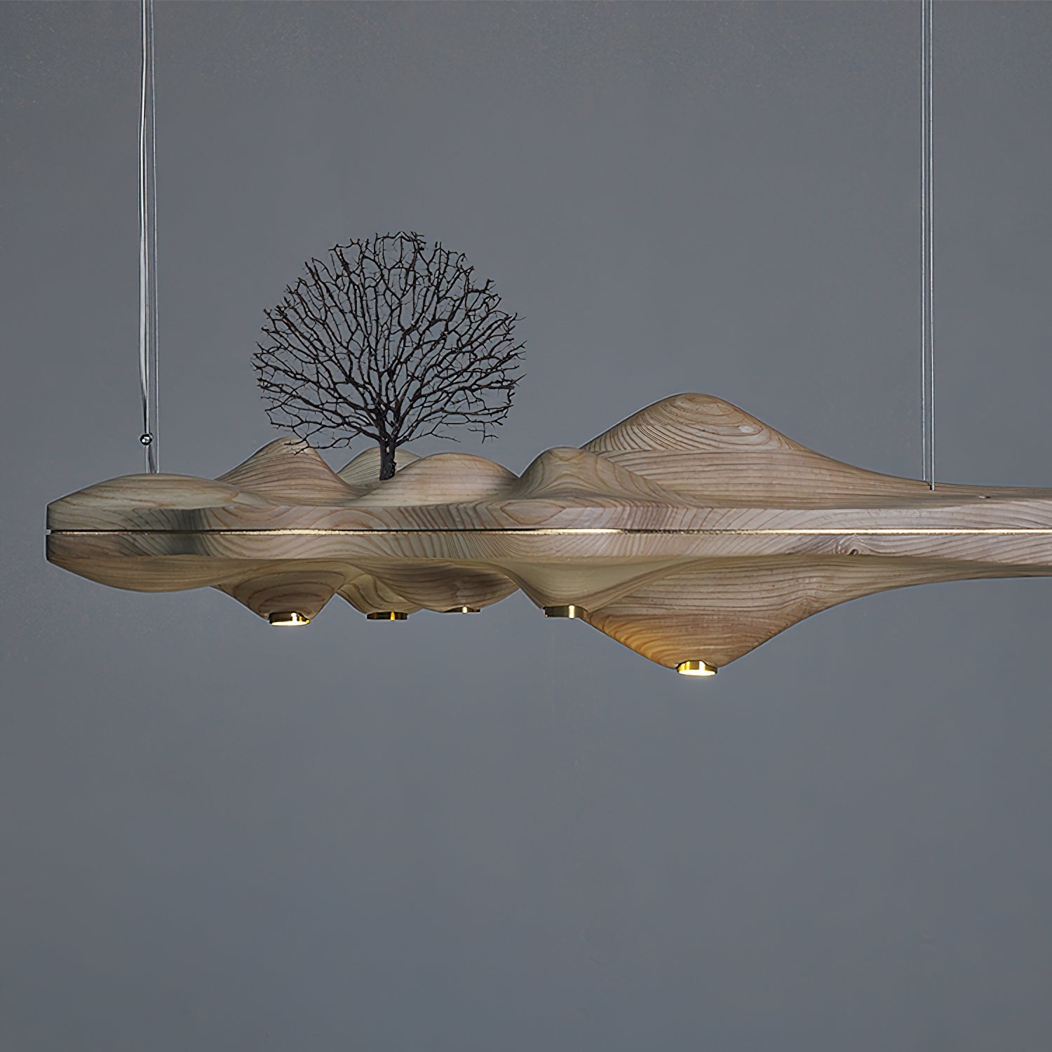 Merocone Houten Hanglamp