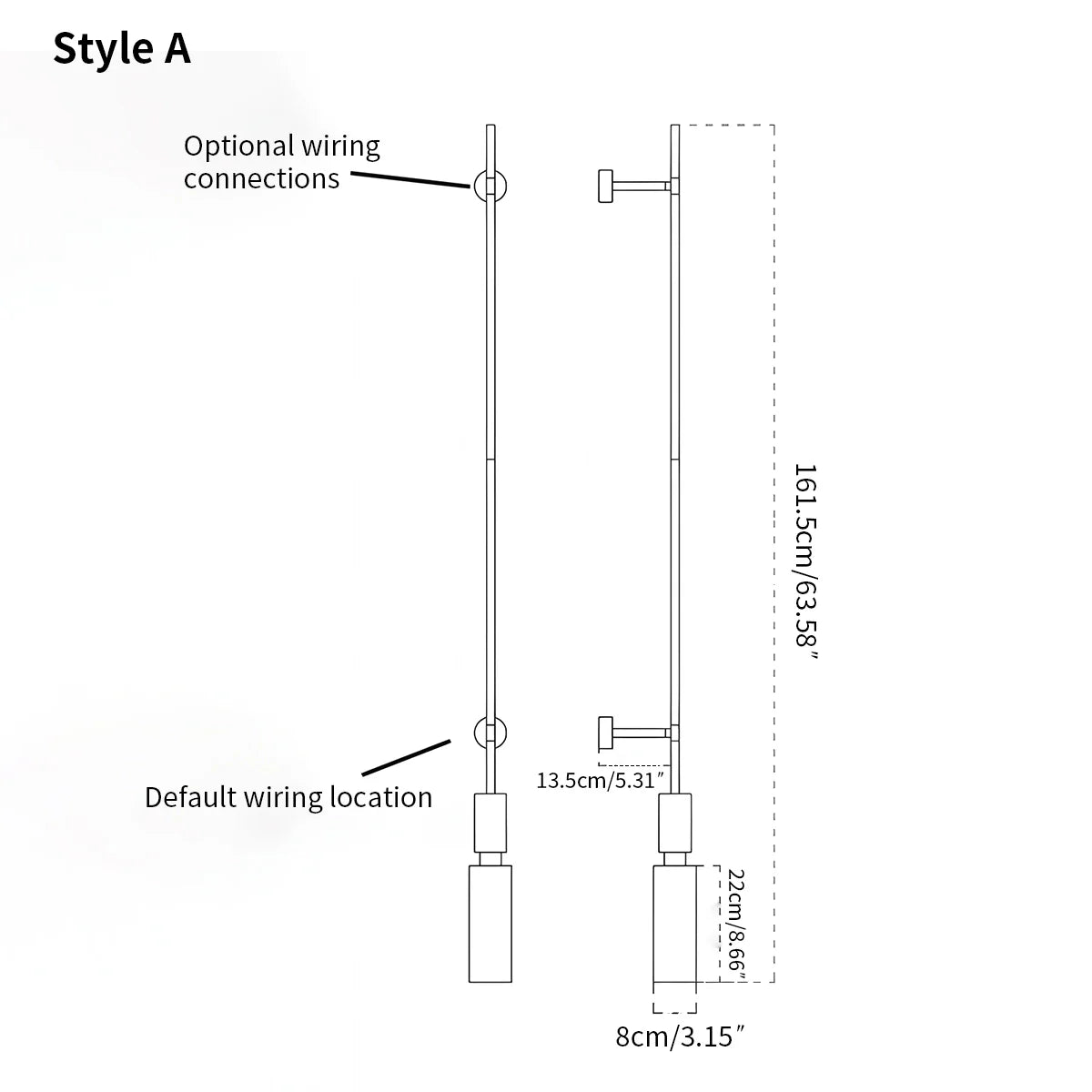 Laviro Wandlamp