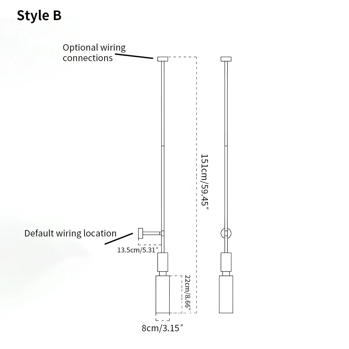Laviro Wandlamp