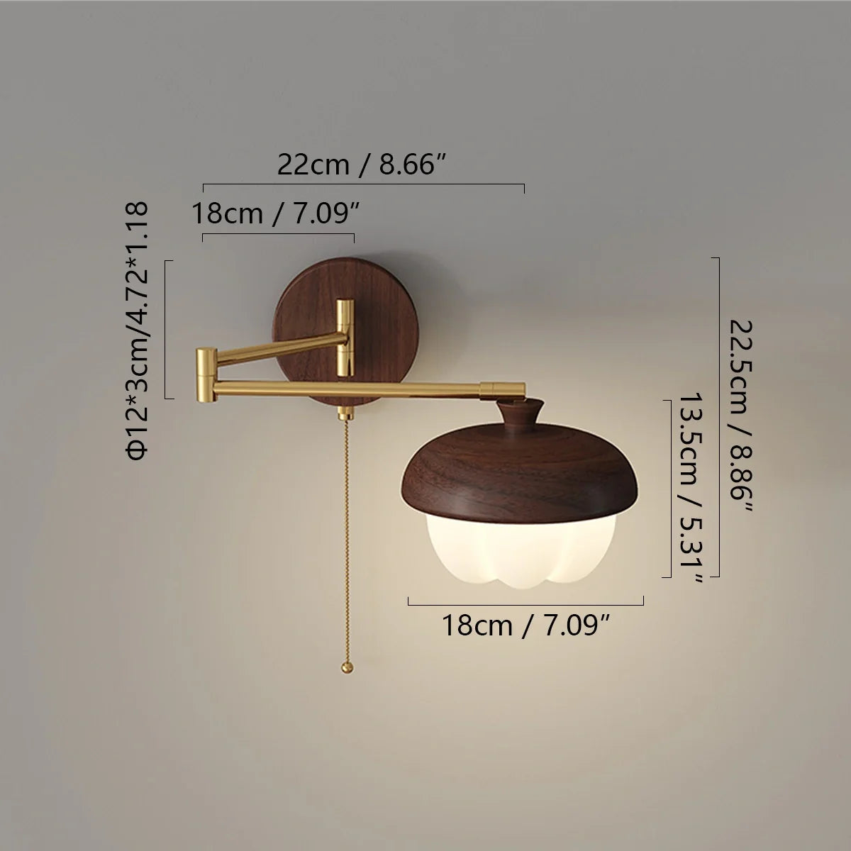Toreno Wandlamp