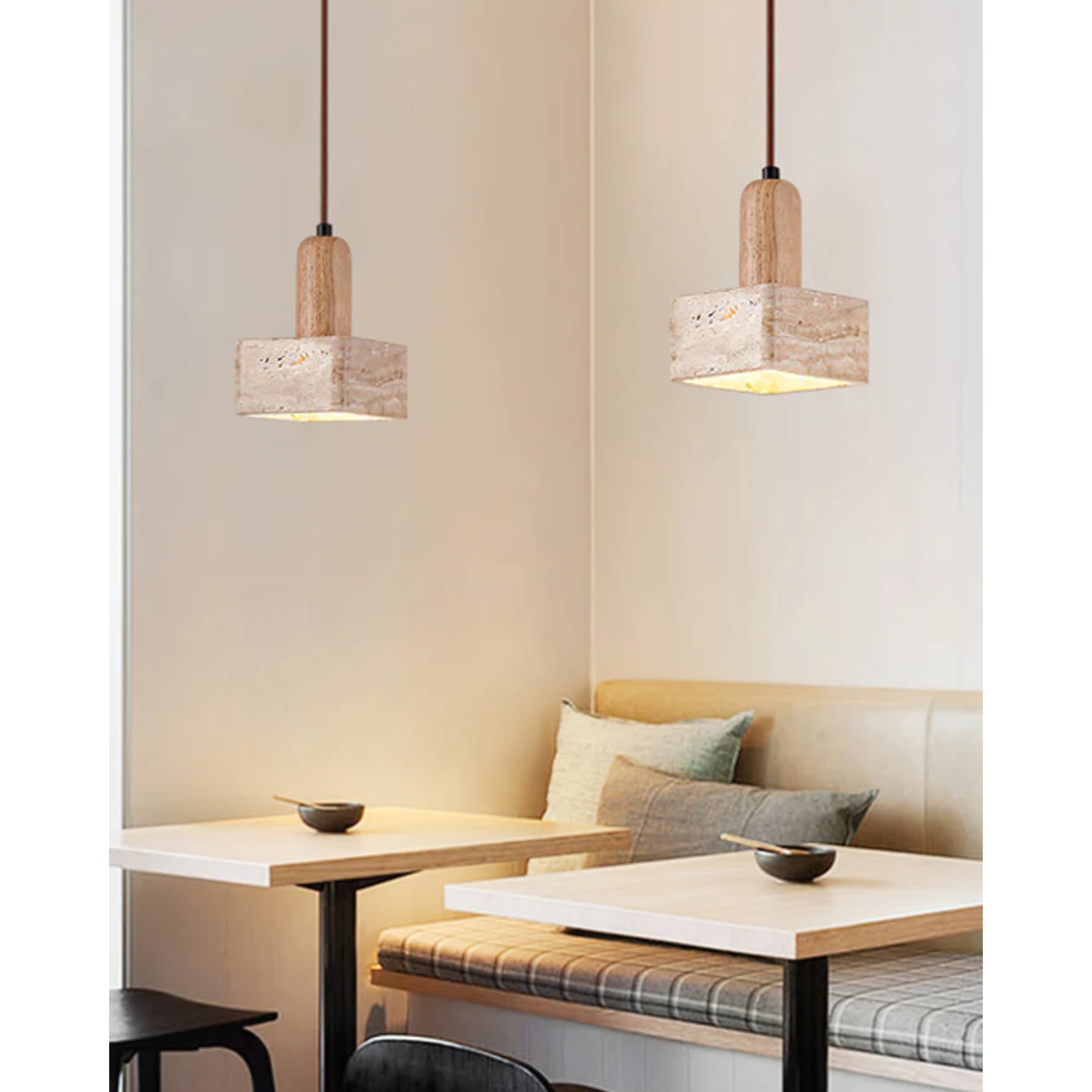 Osethra Travertijn Hanglamp