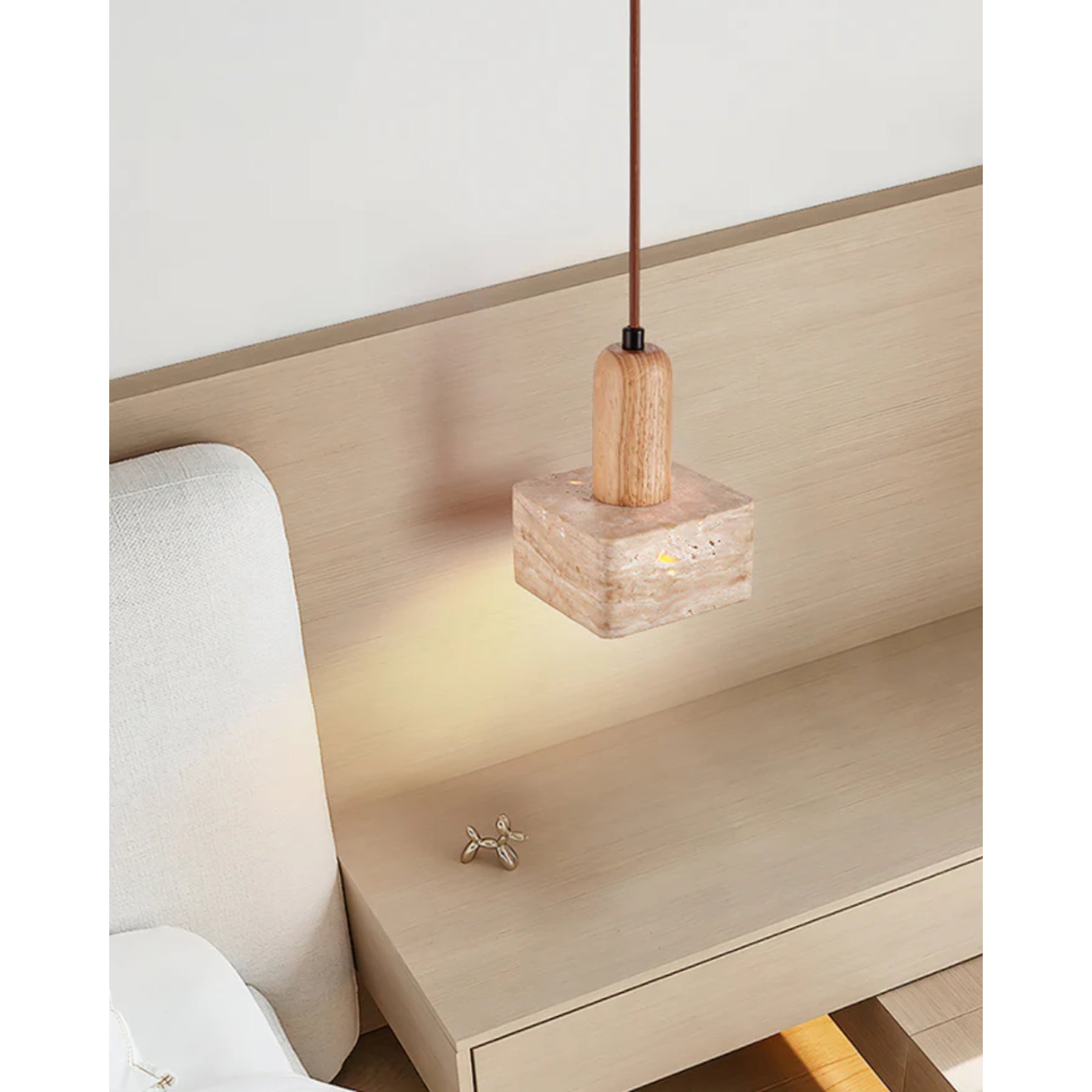 Osethra Travertijn Hanglamp