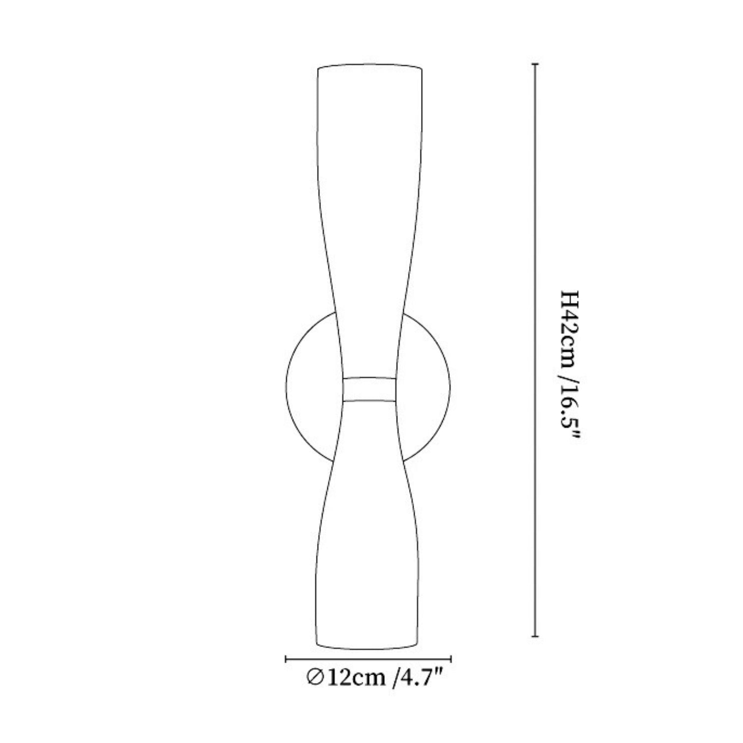 Lampada da parete Dulofa Duo