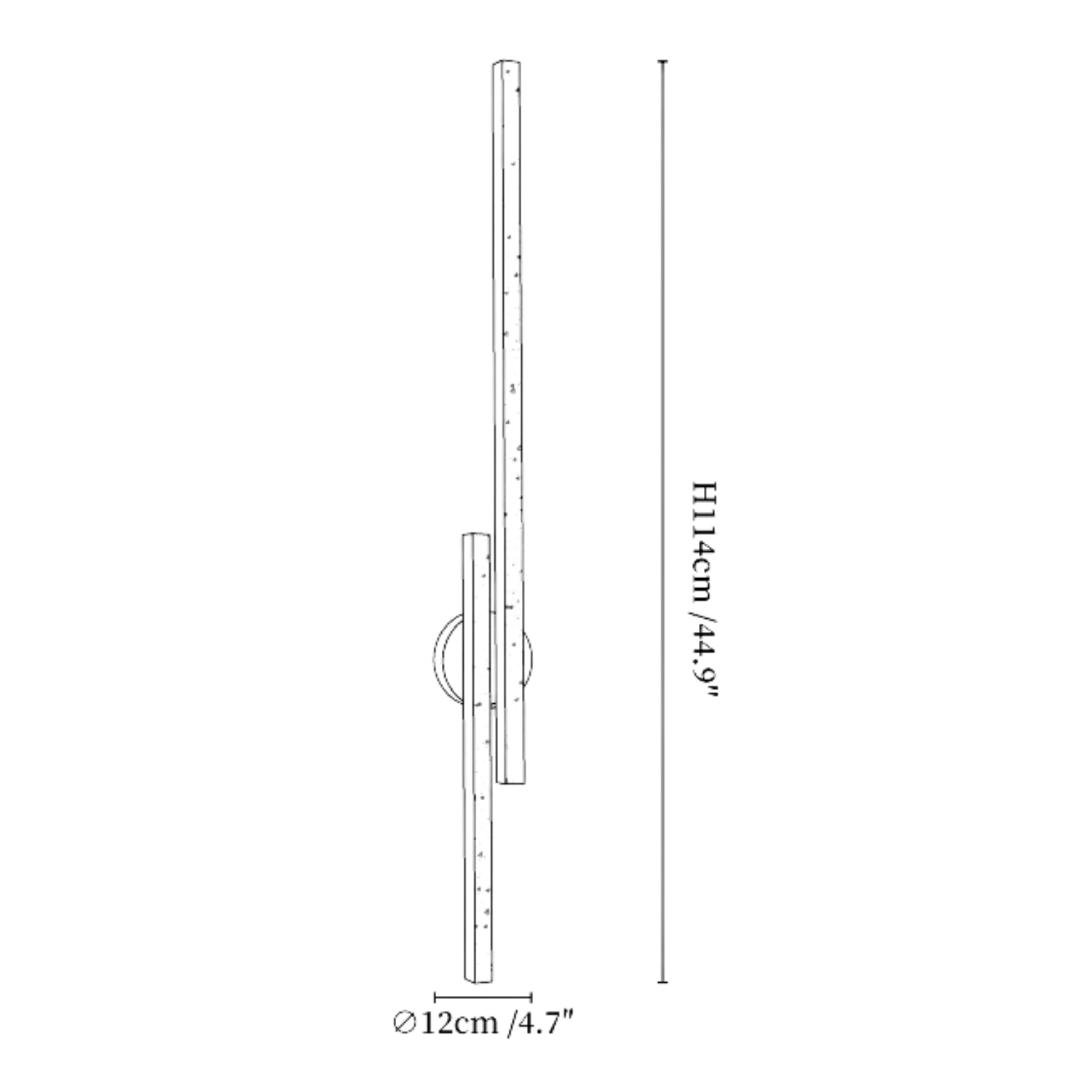 Duo Aemesi Natuursteen Wandlamp