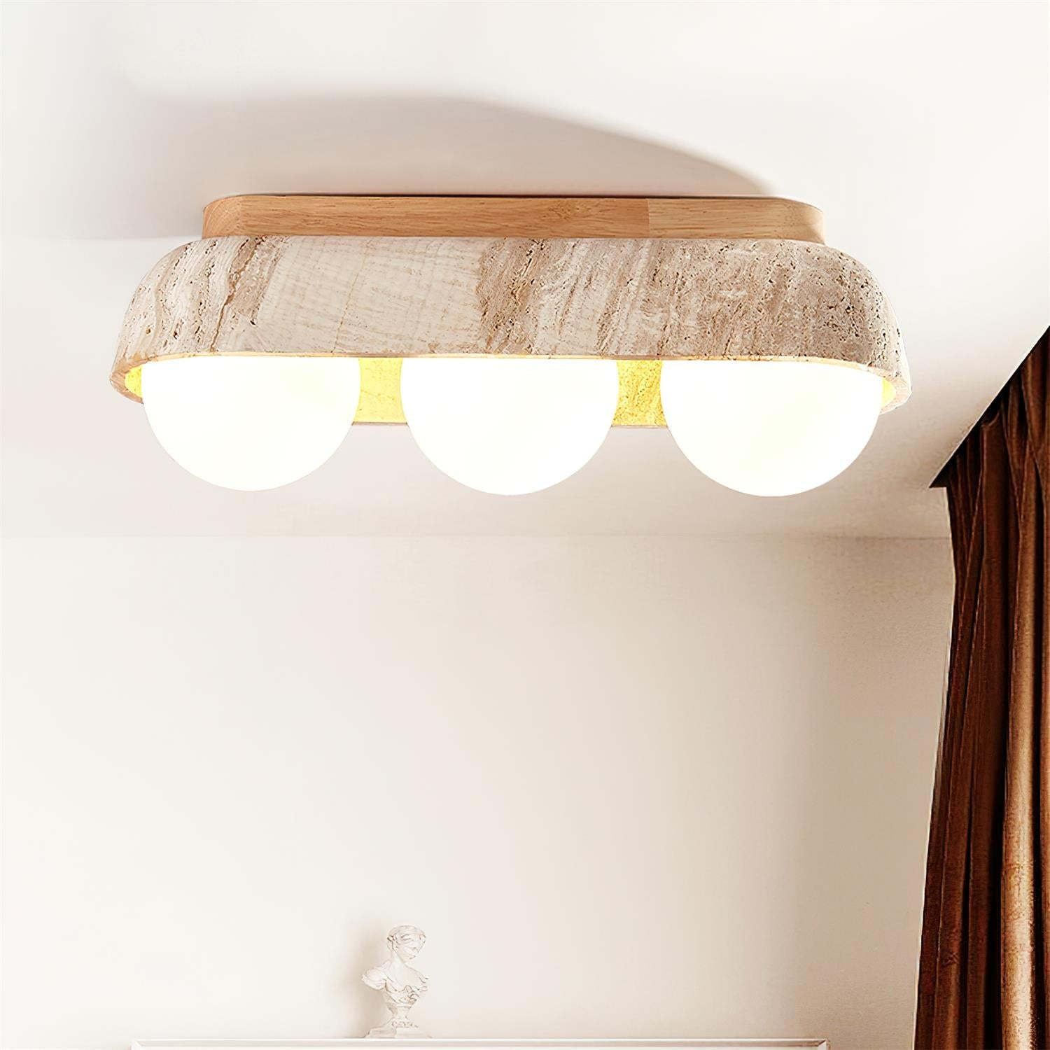 Muvo Natuursteen Plafondlamp