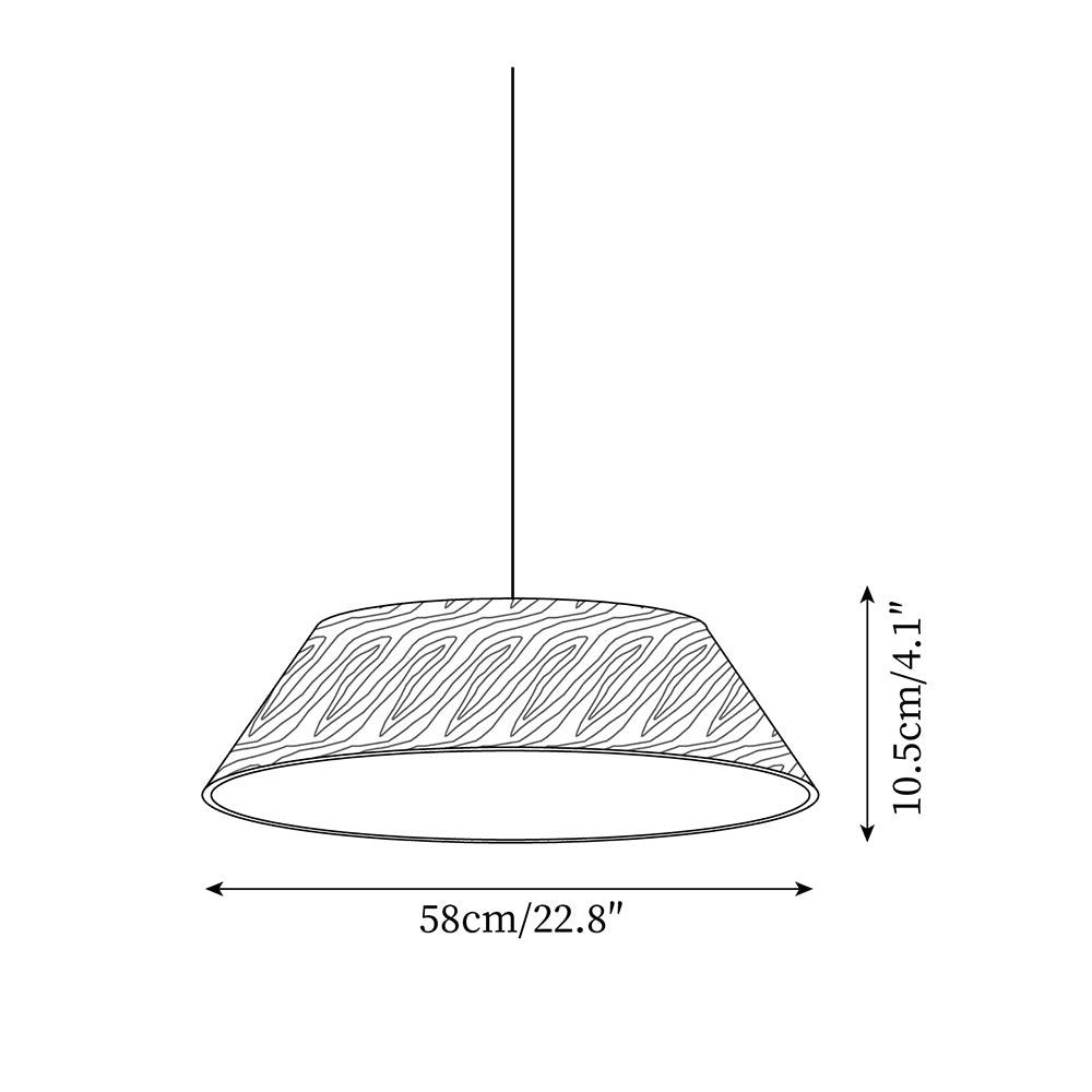 Trallon Houten Hanglamp