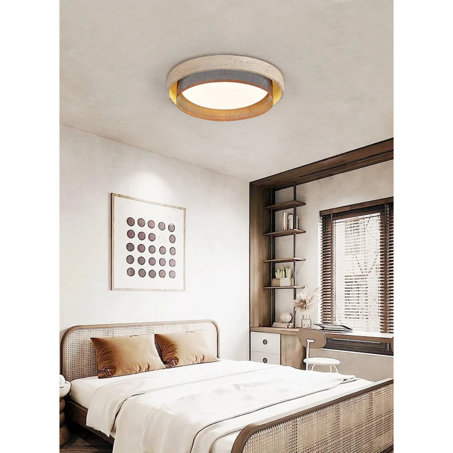 Foagane Natuursteen Plafondlamp