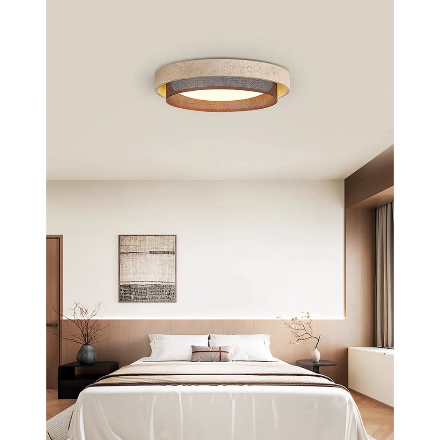 Foagane Natuursteen Plafondlamp