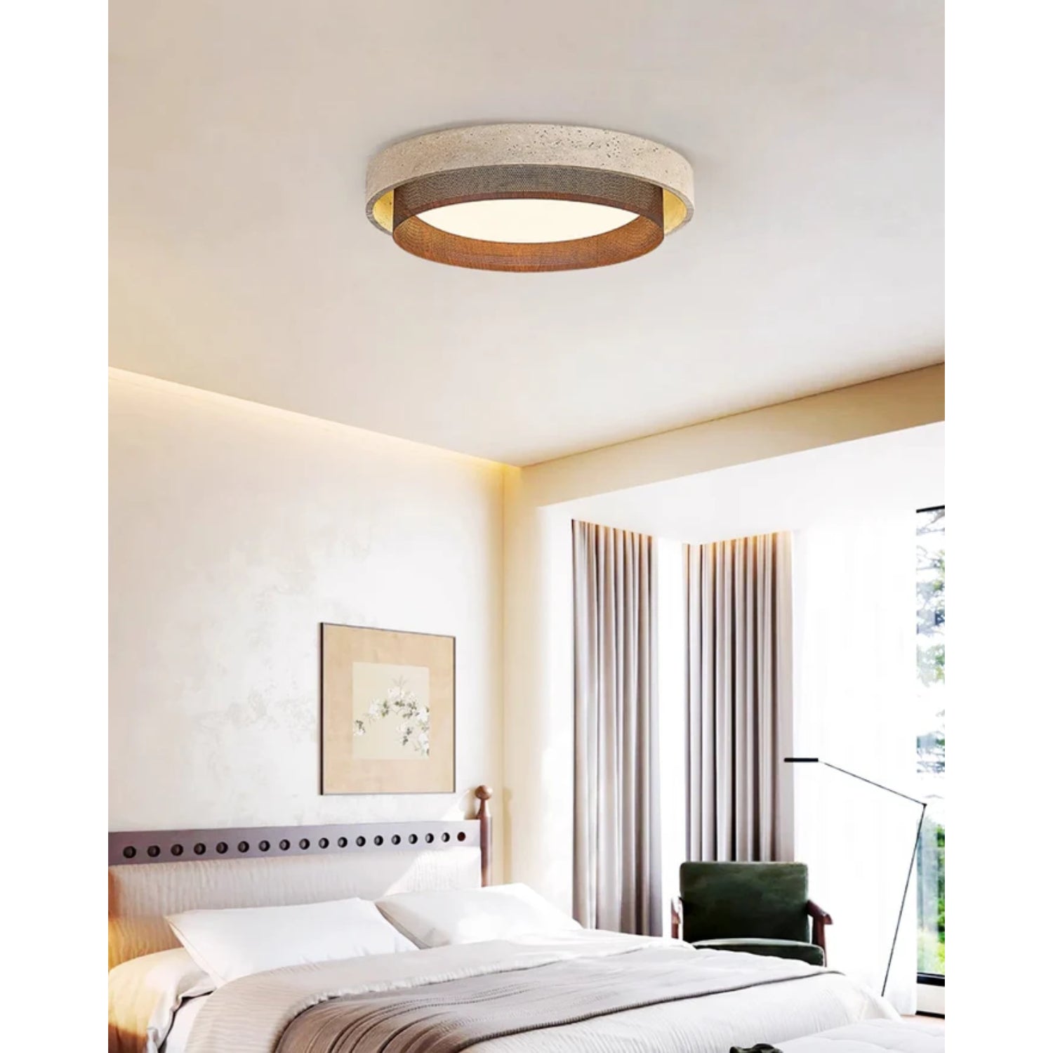 Foagane Natuursteen Plafondlamp