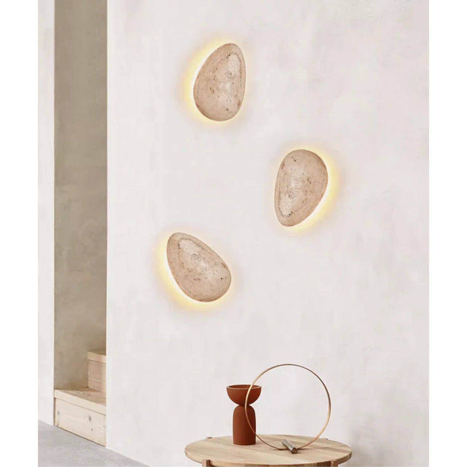 Tarovo Natuursteen Wandlamp