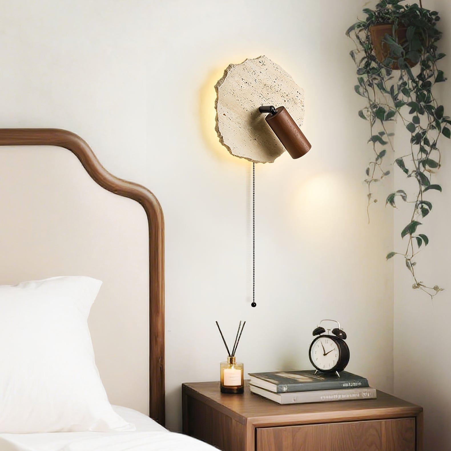 Telahos Travertijn Wandlamp