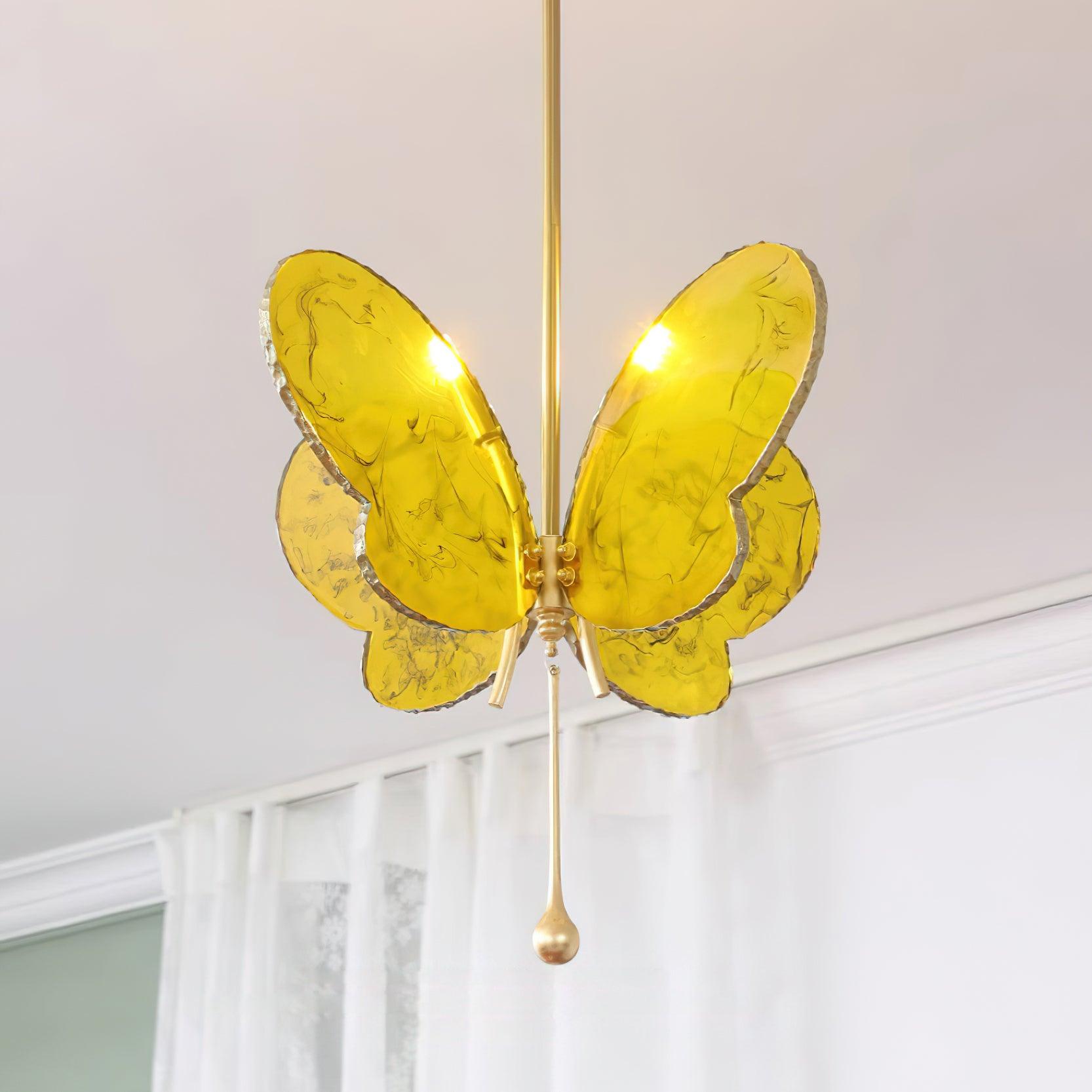 Tiffany Vlindervorm Hanglamp