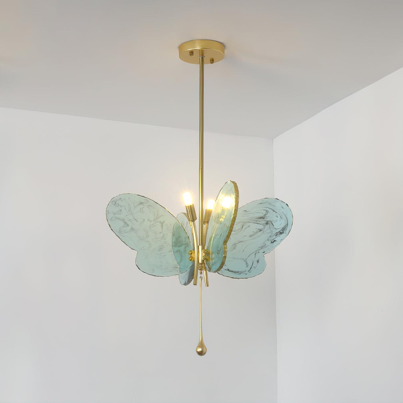 Tiffany Vlindervorm Hanglamp