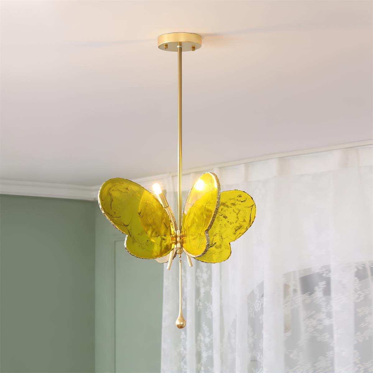 Tiffany Vlindervorm Hanglamp