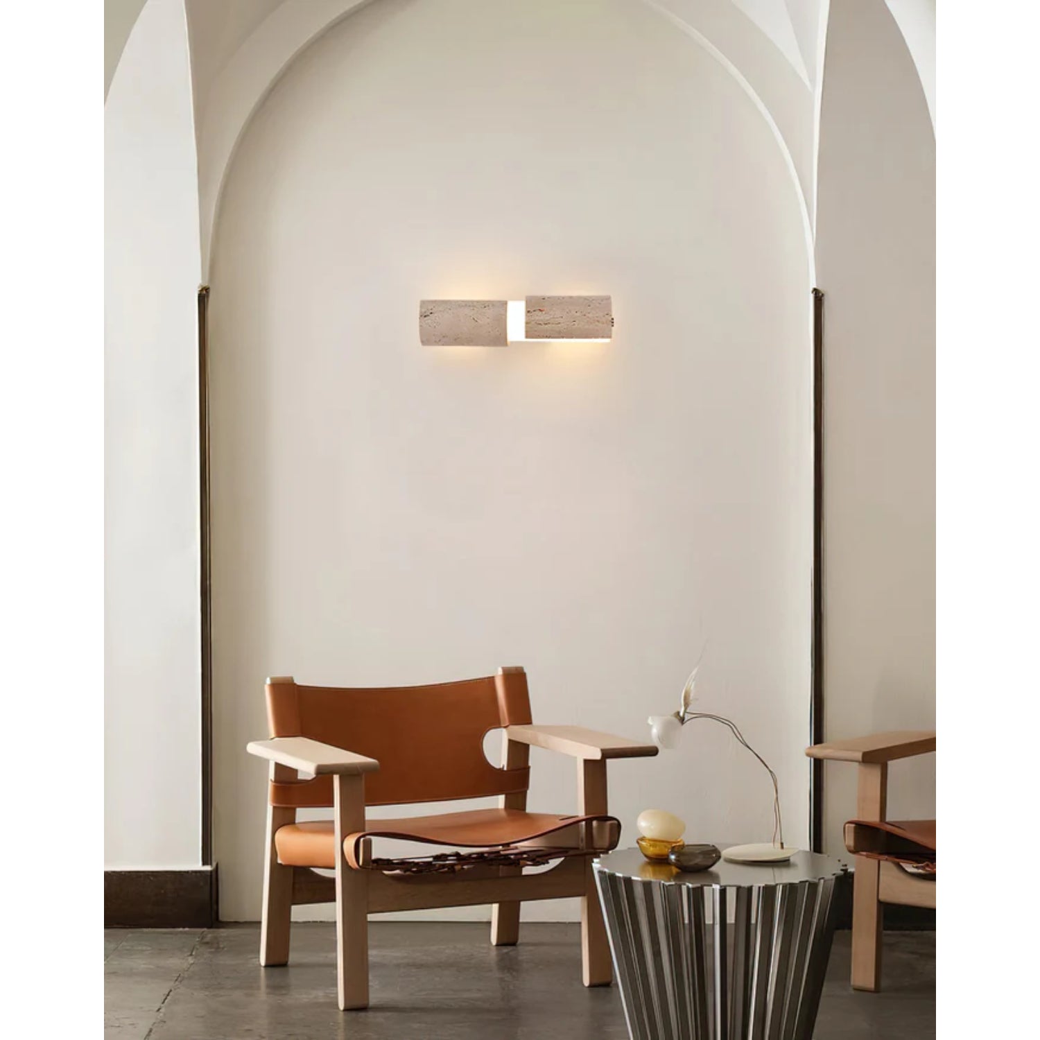 Kelmos Natuursteen Wandlamp