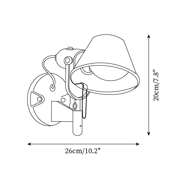 Tolemeo Wandlamp