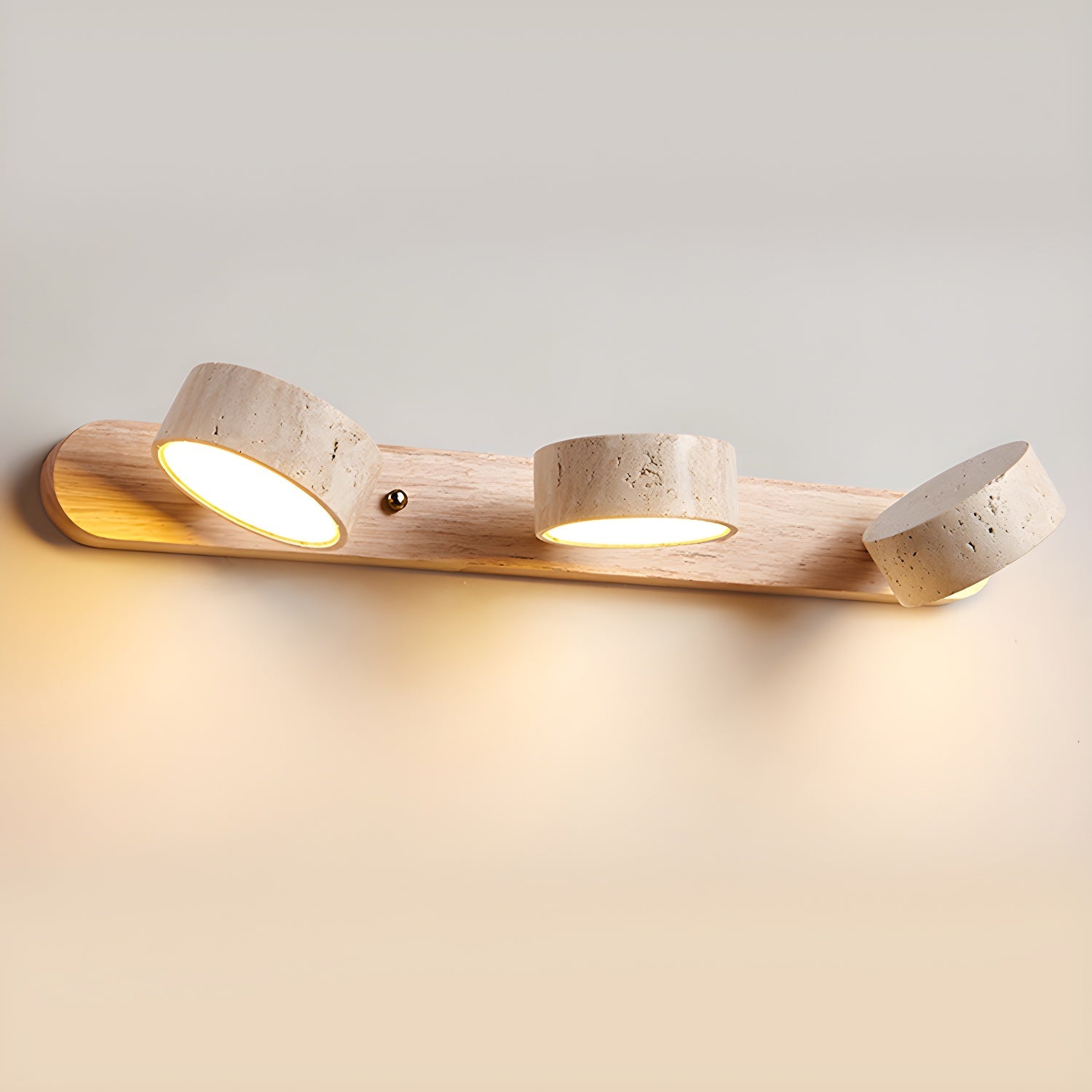 Zinzo Travertijn Wandlamp