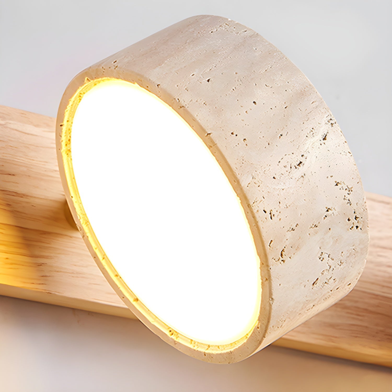Zinzo Travertijn Wandlamp