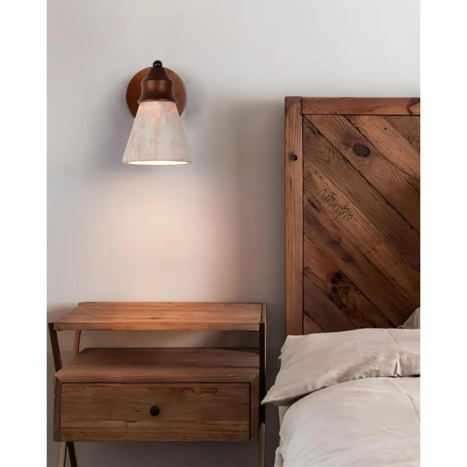 Tomiso Natuursteen Wandlamp