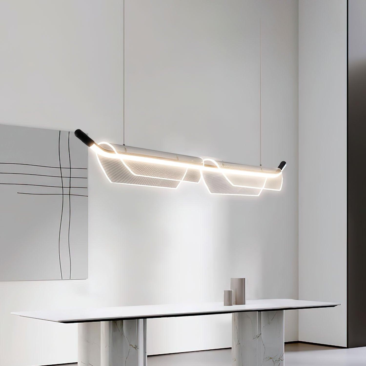 Lampada a sospensione Becloza dal doppio design