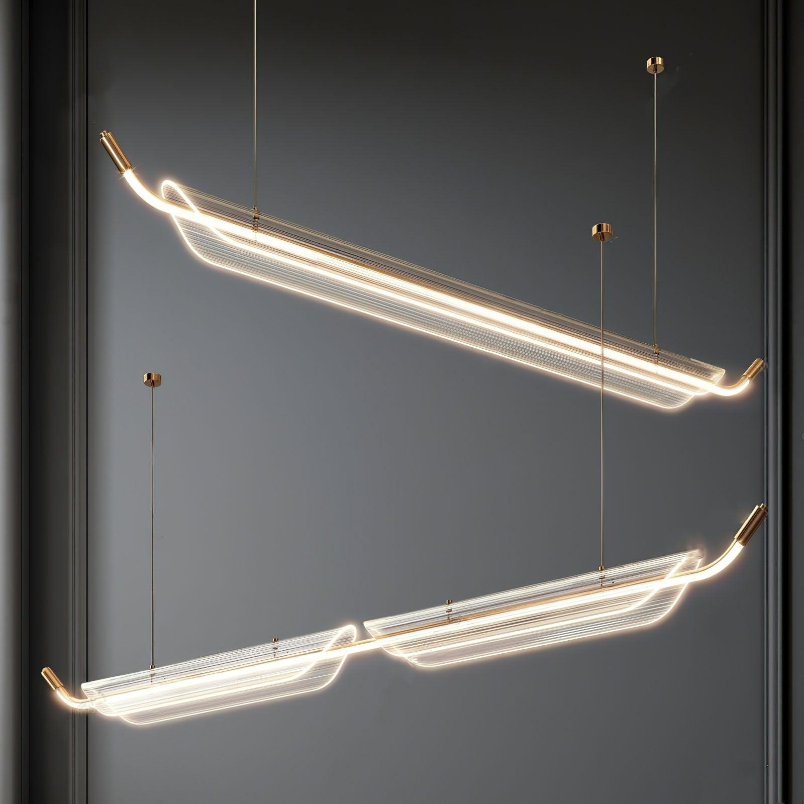 Lampada a sospensione Becloza dal doppio design