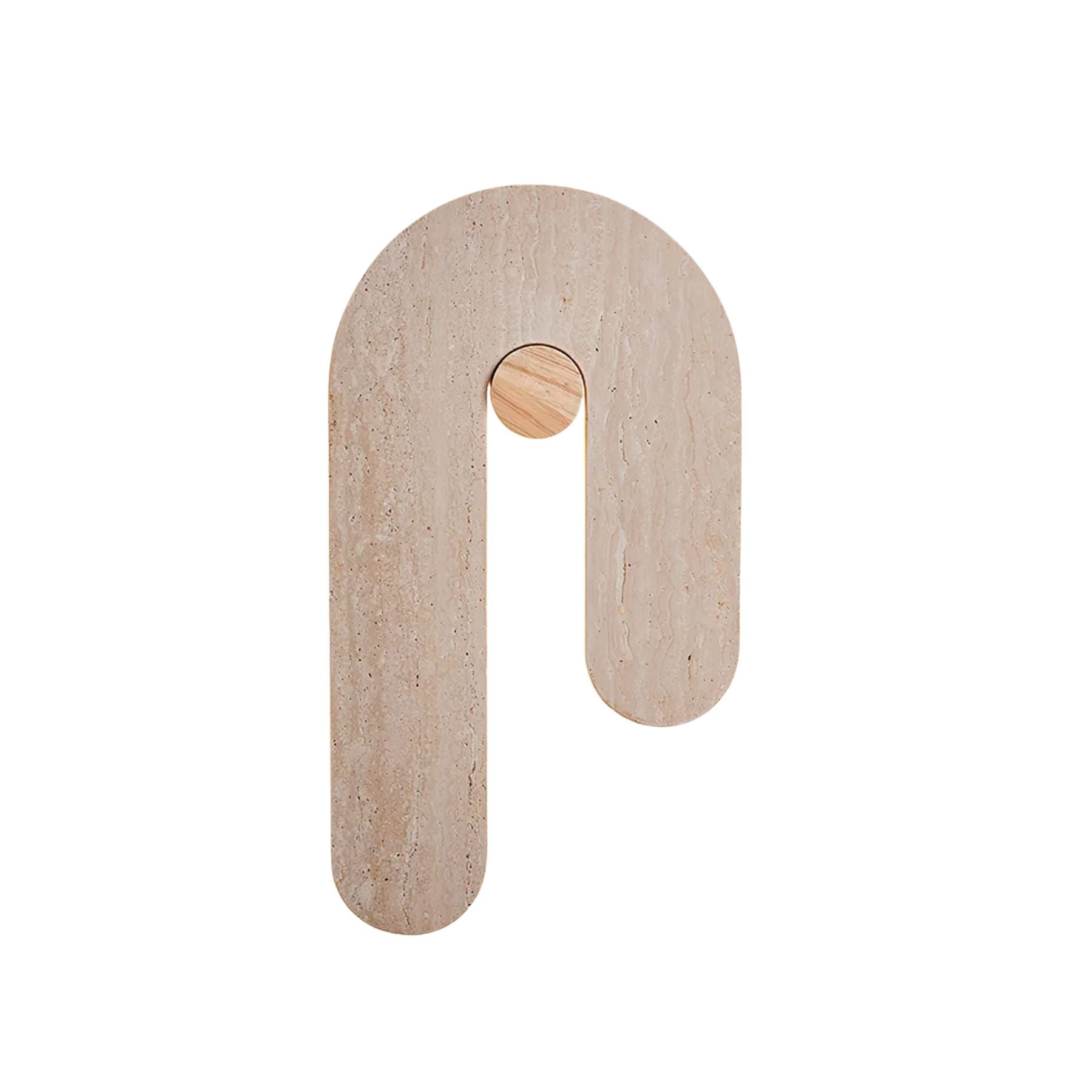 Voa U Vorm Natuursteen Wandlamp