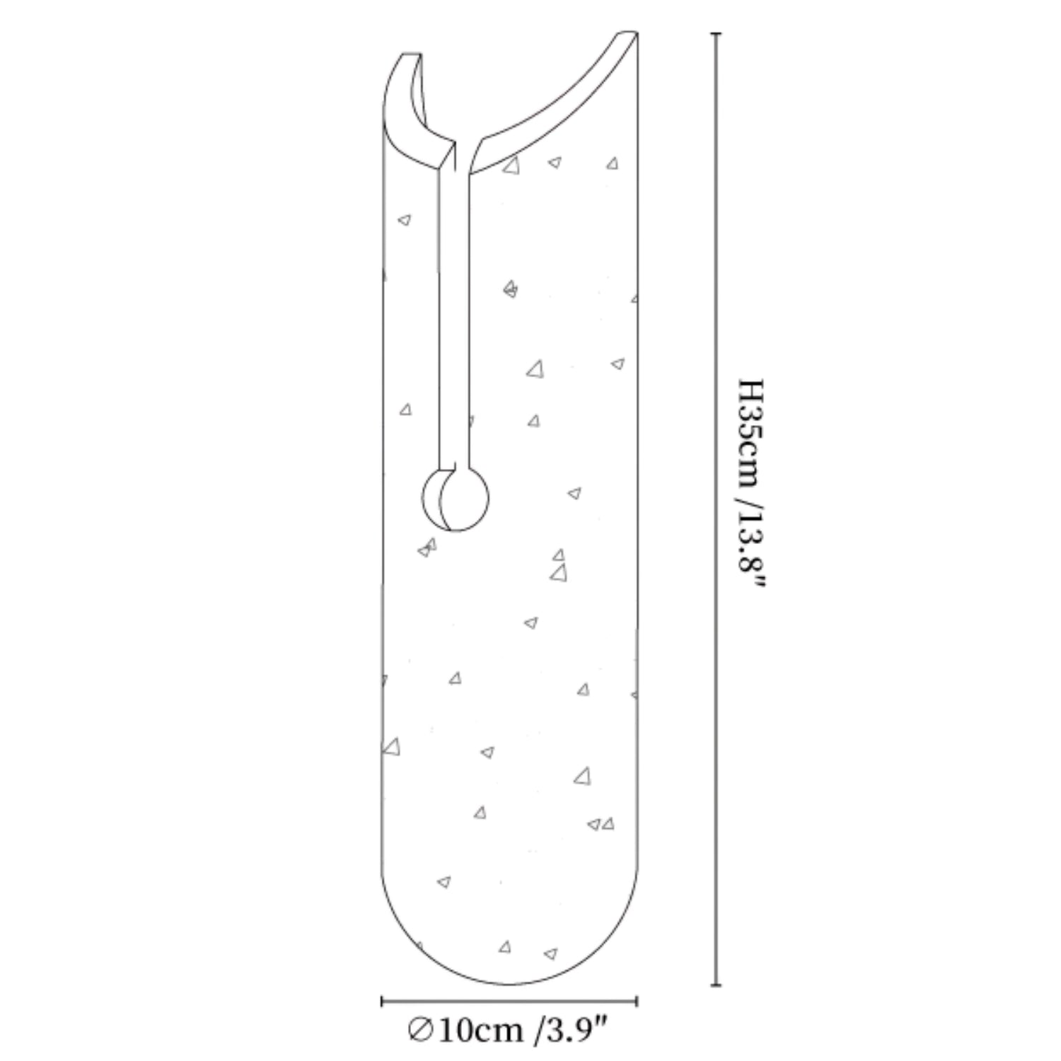 Lucreza Natuursteen Wandlamp