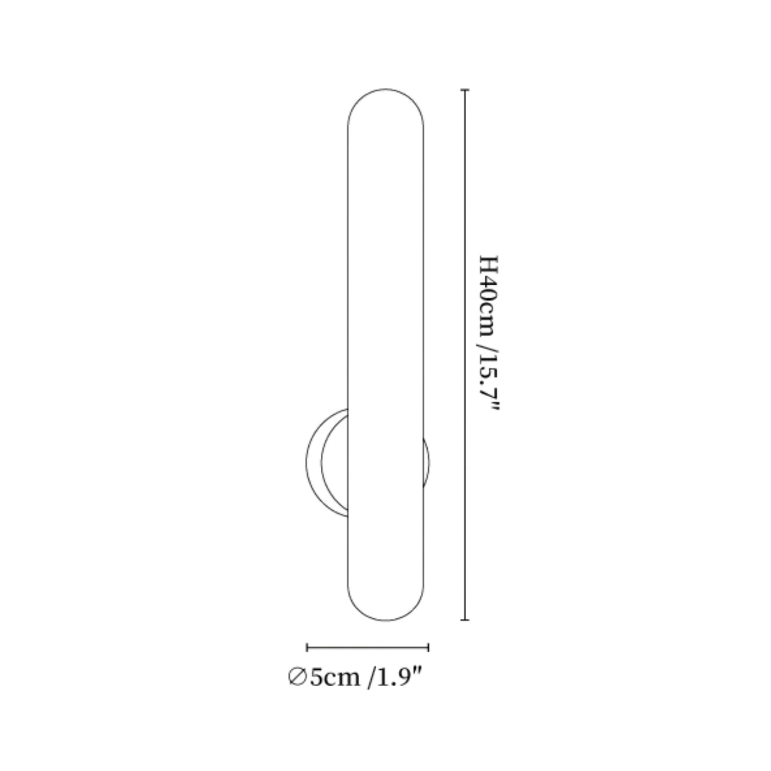 Almizaye Albasten Wandlamp