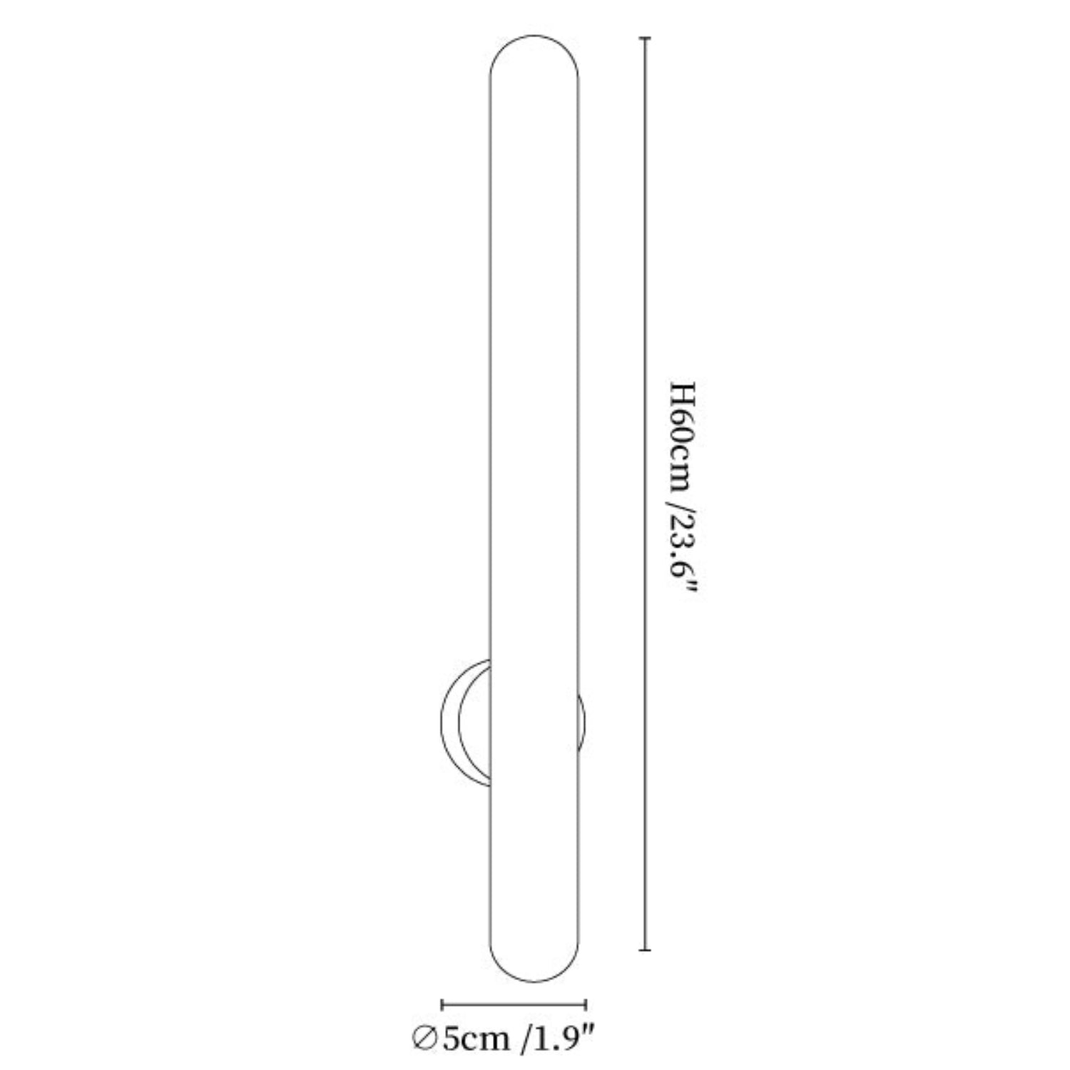 Almizaye Albasten Wandlamp