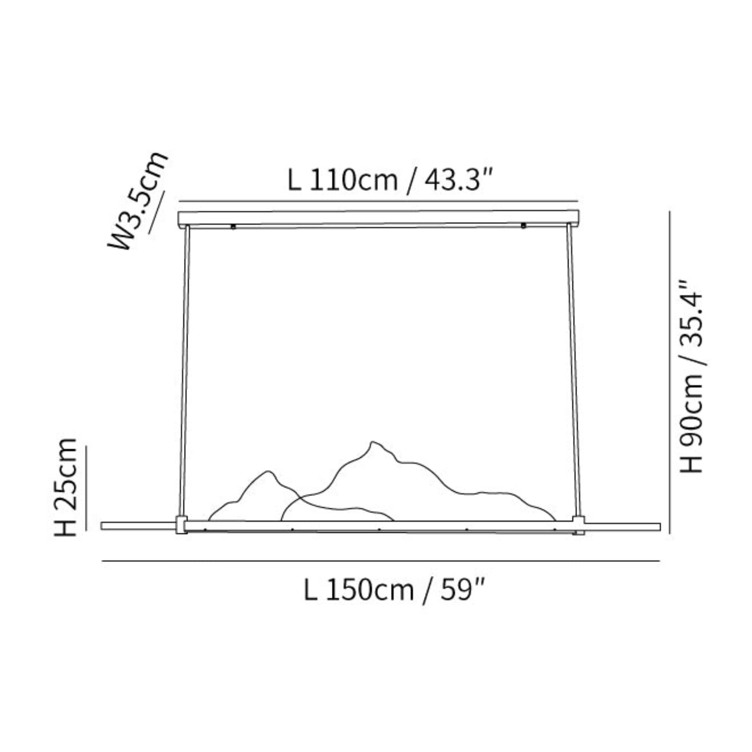 Lampada a sospensione Lohema