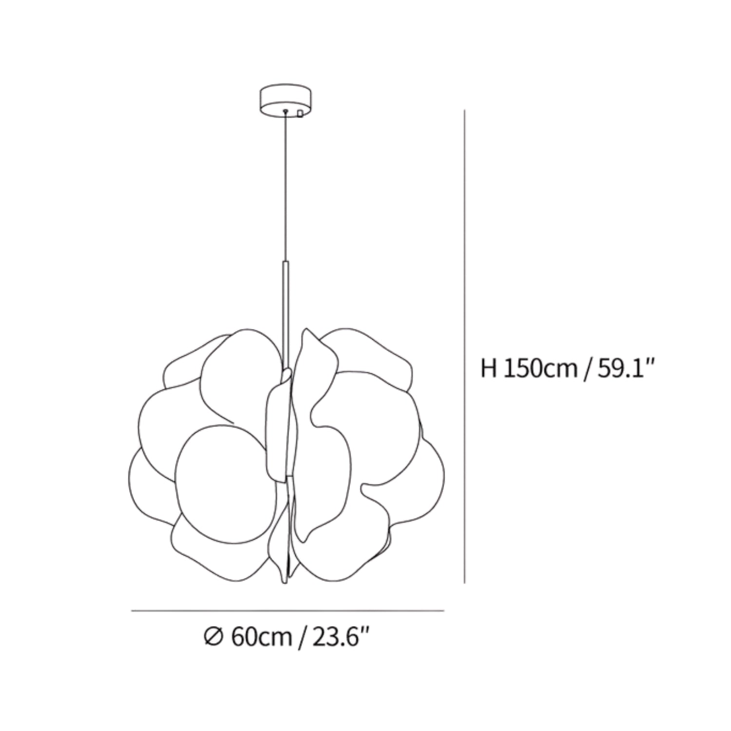Lampada a sospensione Noamifa