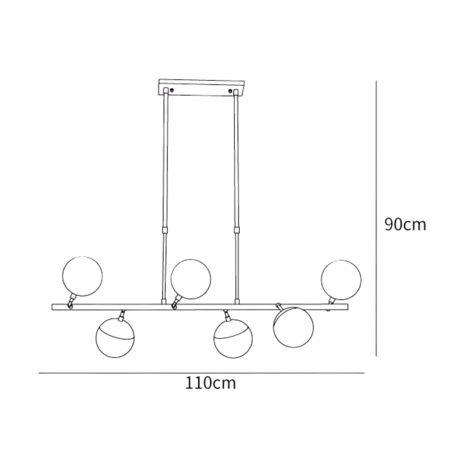 Lampada a sospensione Monnema