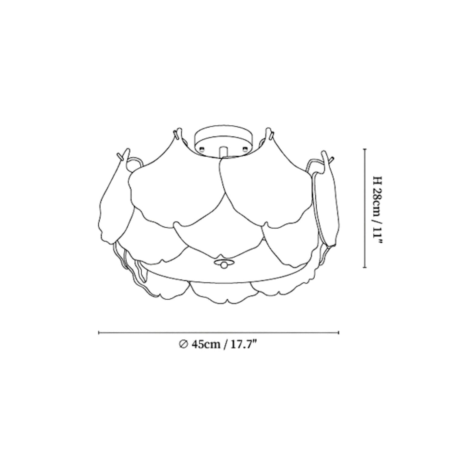 Lomenza Lampada da soffitto