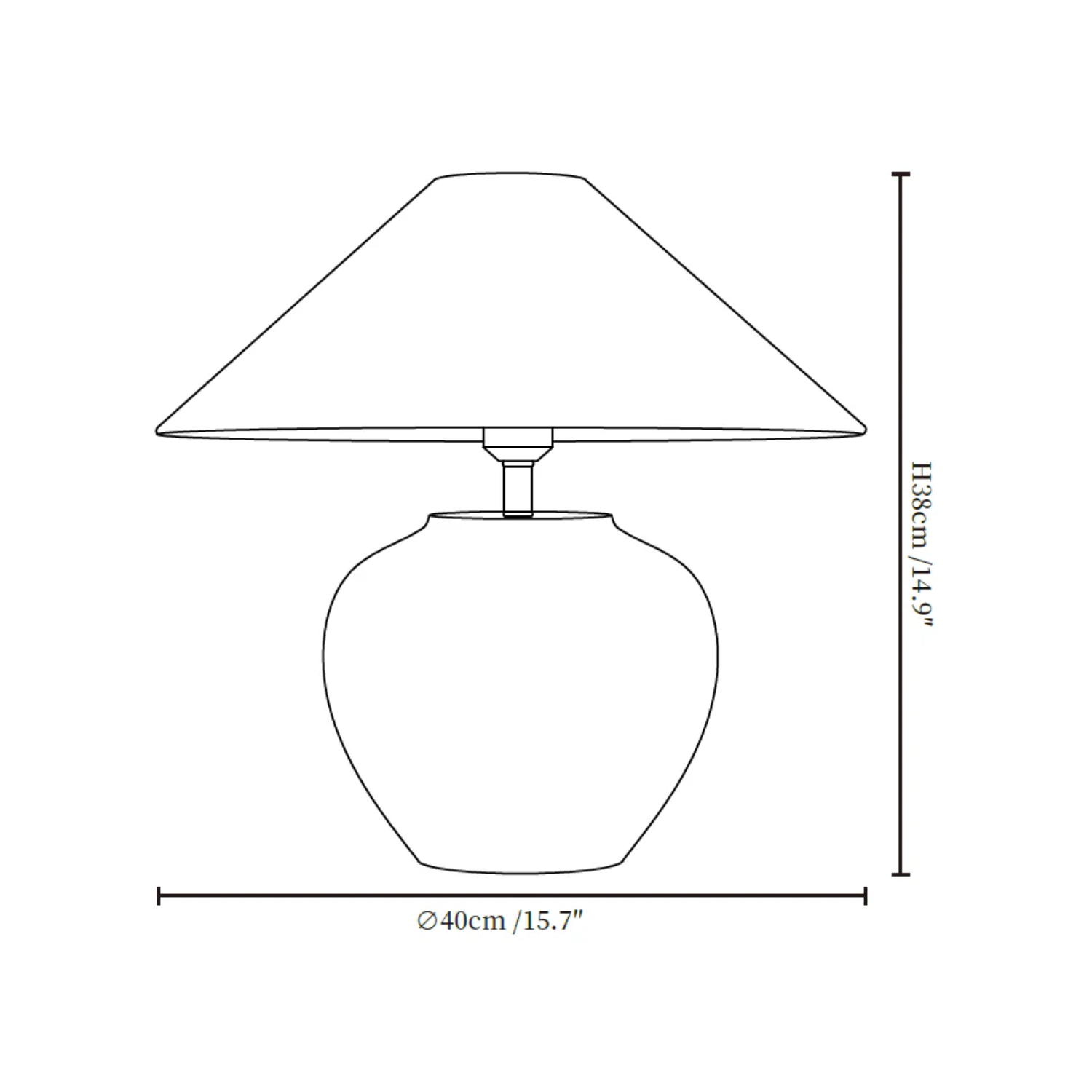 Lampada da tavolo in ceramica Bosa
