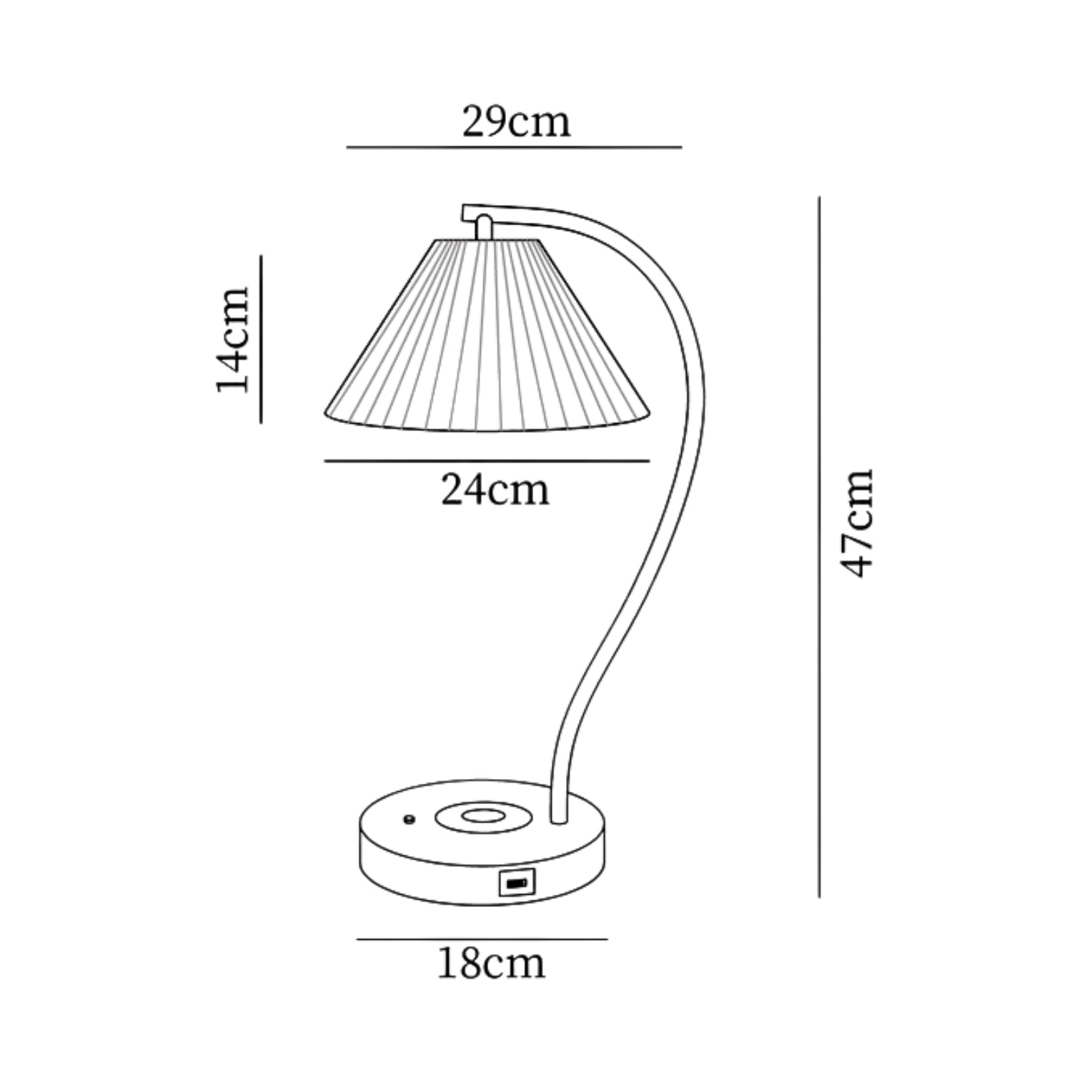 Lampada da tavolo Serini