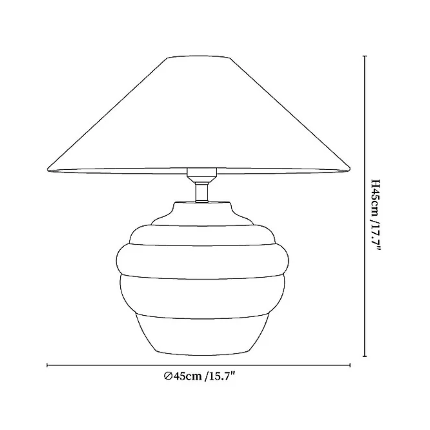 Lampada da tavolo Clasmo