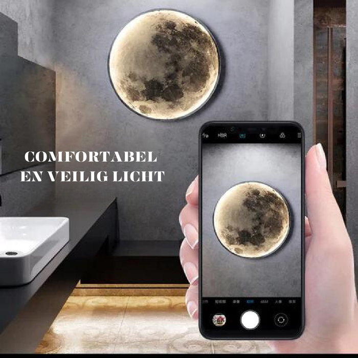 Eclipse Maanontwerp Wandlamp