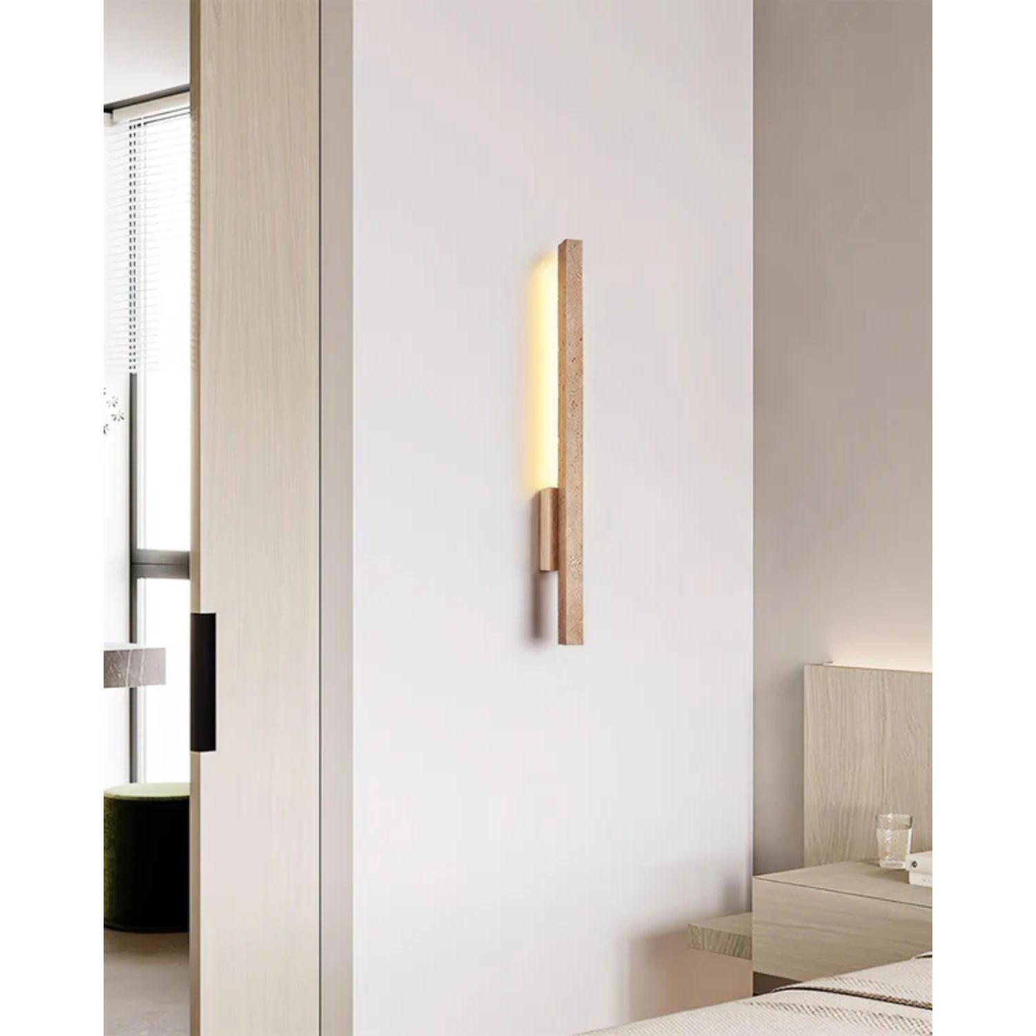 Lesica Natuursteen Wandlamp