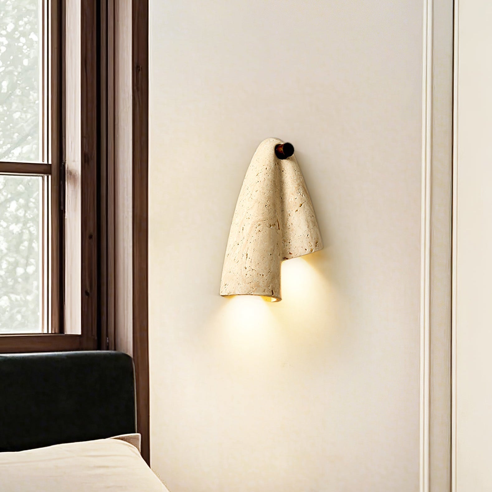 Doperez Natuursteen Wandlamp