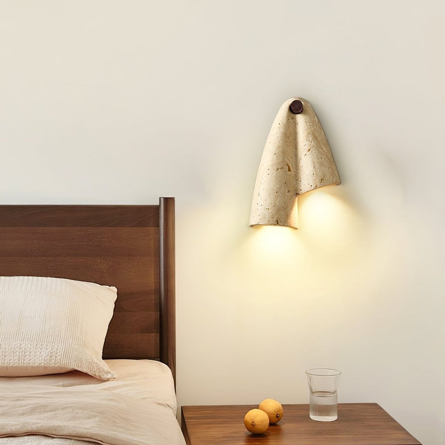 Doperez Natuursteen Wandlamp