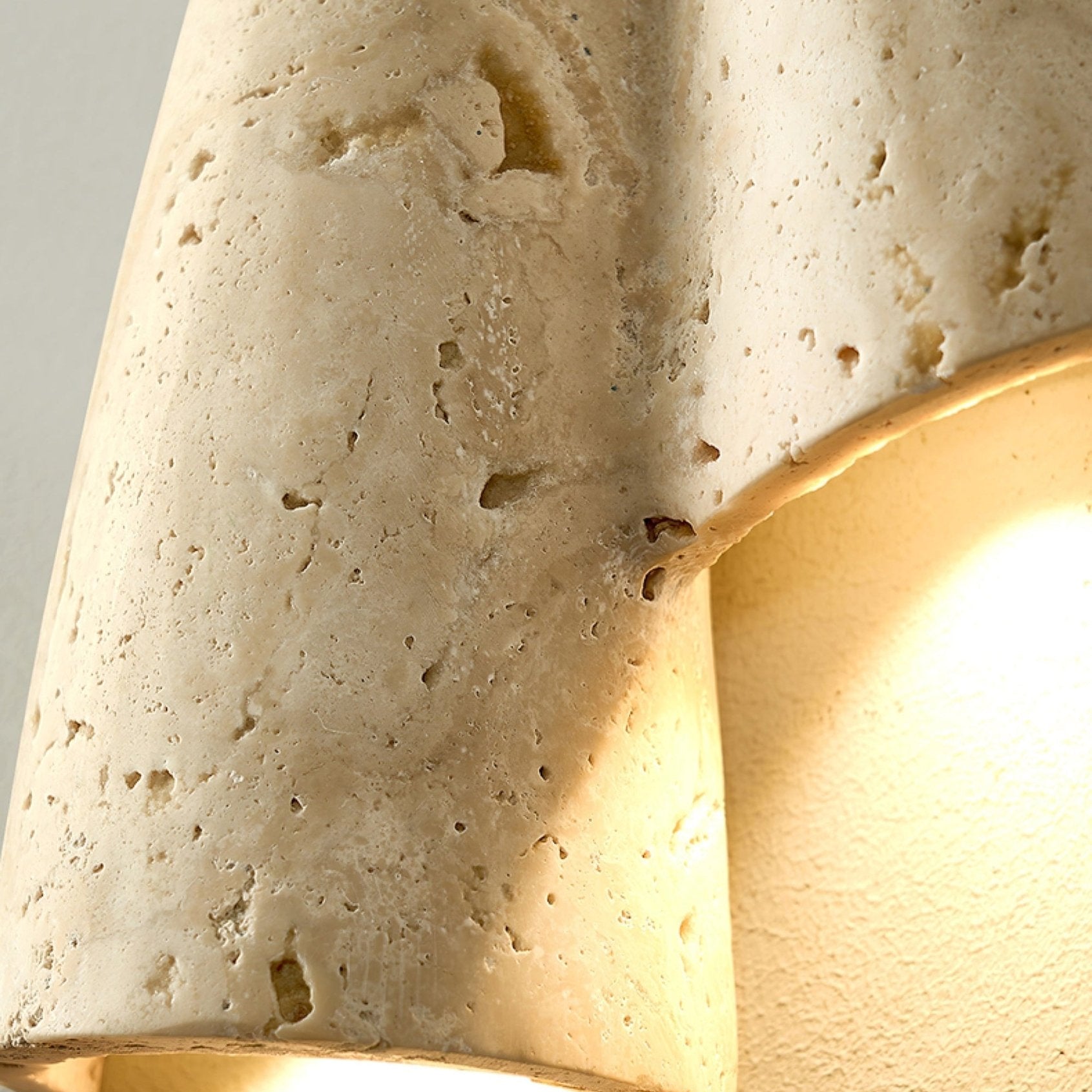 Doperez Natuursteen Wandlamp